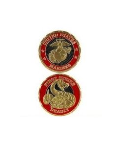 Marine First Strike Challenge Coin