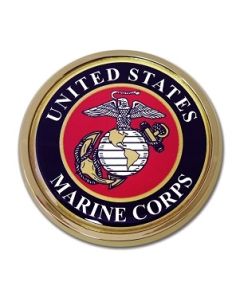 US Marine Corps Metal Auto Emblem