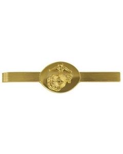 Marine Corps Tie Clasp: Enlisted - 24K Gold Plated