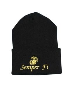 Marine Corps Semper Fi Embroidered Watch Cap with EGA