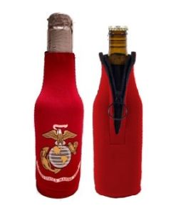 Red Marine Corps Bottle Koozie