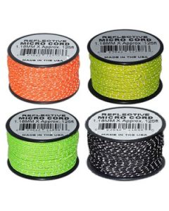 1/16" 125 Feet Spool Micro Cord with Reflective Tracers
