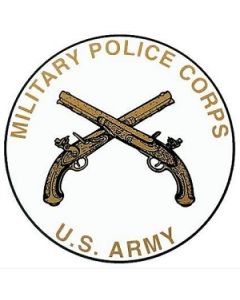 US Army Military Police w/Cross Pistols Decal