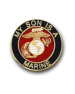 My Son Is A Marine Hat Lapel Pin