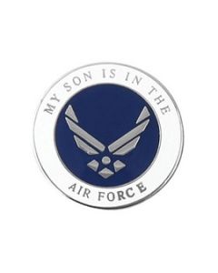 My Son Is In The Air Force Pin - Gold Plated