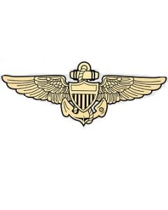 Navy Aviator12in Wings Decal 