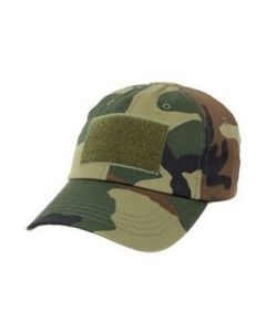 Woodland Camo Operator Tactical Hat