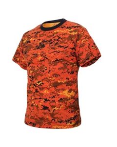 Orange Digital Camo T Shirt