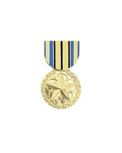 Outstanding Military Volunteer Service Medal Hat Pin