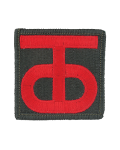 90th Infantry Division Reserve Support Command Full Color Patch