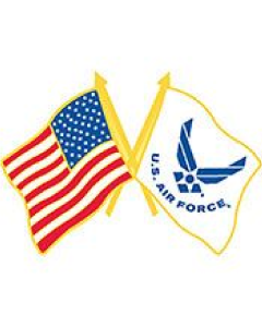 USAF Flag USA Flag Pin