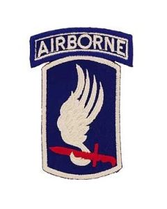 173rd Airborne Brigade Patch with Tab
