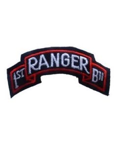 1st Ranger Battalion Scroll Patch