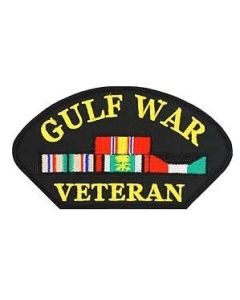 Gulf War Veteran Patch with Service Ribbons