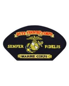 Duty Country Corps Semper Fidelis Marine Corps Patch