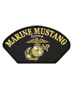 USMC Marine Mustang Patch with EGA