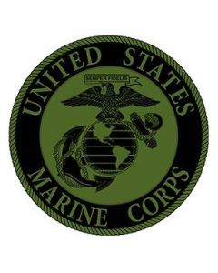 USMC Logo Olive Subdued Patch