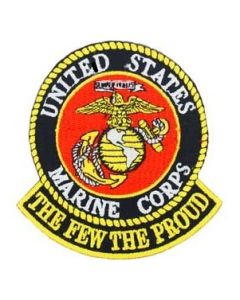 The Few The Proud USMC Logo Patch