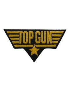 Black and Gold Top Gun Patch