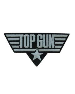 Top Gun Patch White and Black