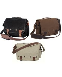 Leather & Canvas Trailblazer Laptop Bag