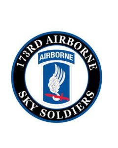 Army 173rd Airborne Jump Wings Patch