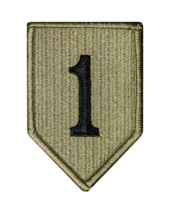 1st Infantry Division Scorpion OCP Patch with Fastener