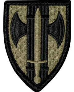 18th Military Police Brigade Scorpion Patch with Fastener