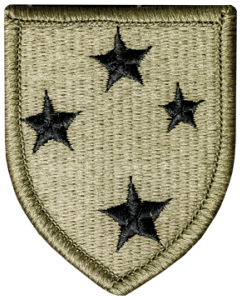 23rd Infantry Division Scorpion Patch with Fastener