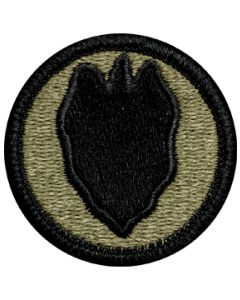 24th Infantry Division Scorpion Patch with Fastener