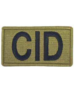 Criminal Investigation Division (CID) Scorpion Patch with Fastener