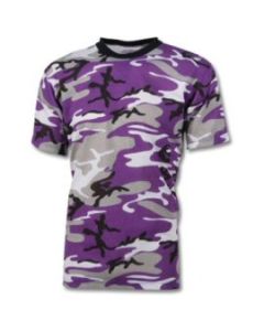 Purple Camo T Shirt
