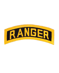 Black and Gold Ranger Tab Patch