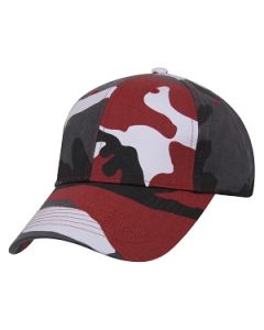 Red Camo Baseball Hat Cap