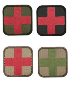 Red Cross Patch - Hook and Loop