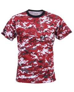 Red Digital Camo Shirt