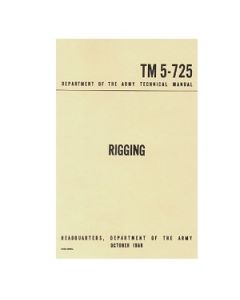US Military Surplus Technical Manual on Rigging
