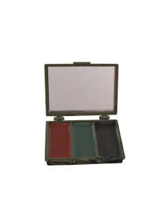 Camouflage Face Paint 3-Color Compact