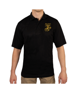 US Marine Corps Moisture Wicking Polo Shirt