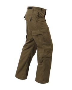 Russet Brown Vintage Paratrooper Fatigue Pants 