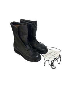 All Black Cold Weather Combat Boots-Used