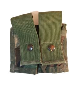 Used Woodland Camo 40MM High Explosive Pouch (Double) 