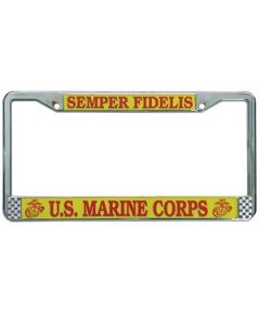 Semper Fi Marine Corps License Plate Frame