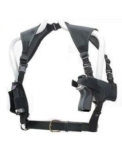 22-25 Small Autos Horiz. Shoulder Holster w Harness & Ammo Pouch 