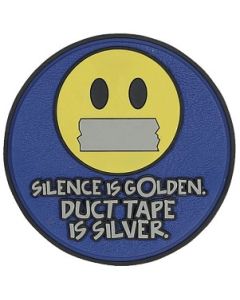 Silence Is Golden Rule PVC Morale Patch