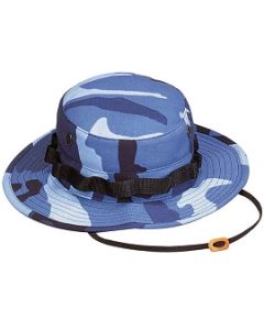 Sky Blue Camo Boonie Hats