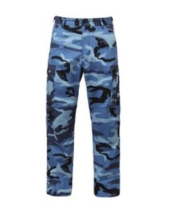 Sky Blue Camouflage BDU Pants