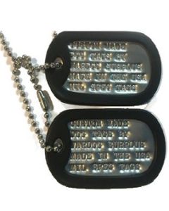 Stamped Dog Tags