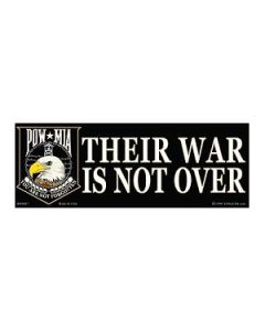 Pow*Mia Their War Is Not Over Sticker