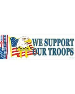 We Support Our Troops Bumper Sticker